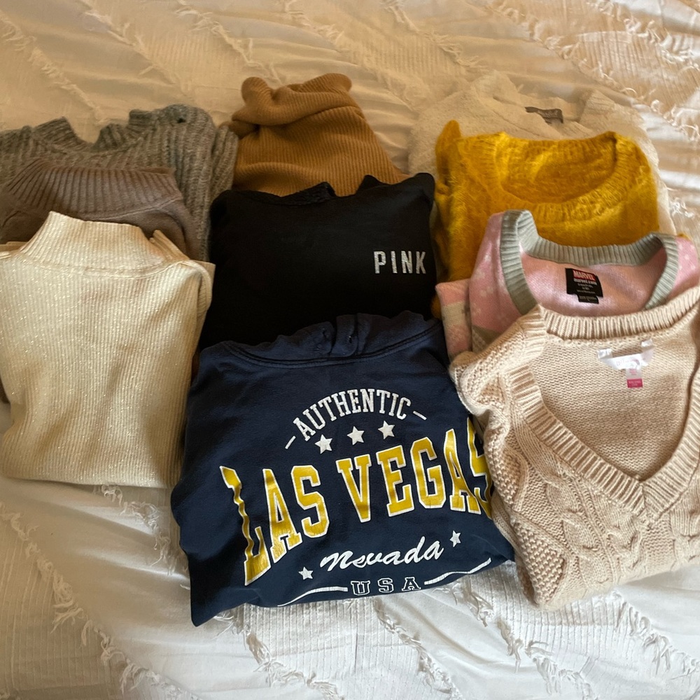 Various Hoodies , Vests , Pullovers